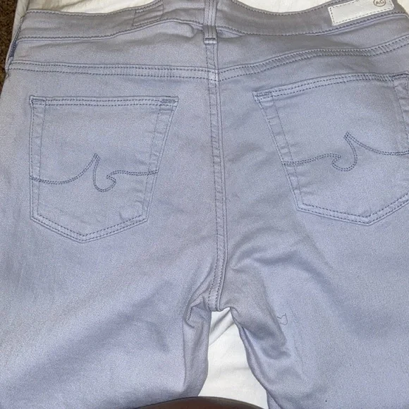AG the Slit crop Jeans in gray